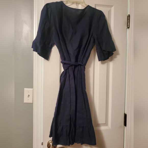 Full wrap linen dress - Picture 7 of 9